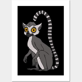 Cute Lemur Posters and Art